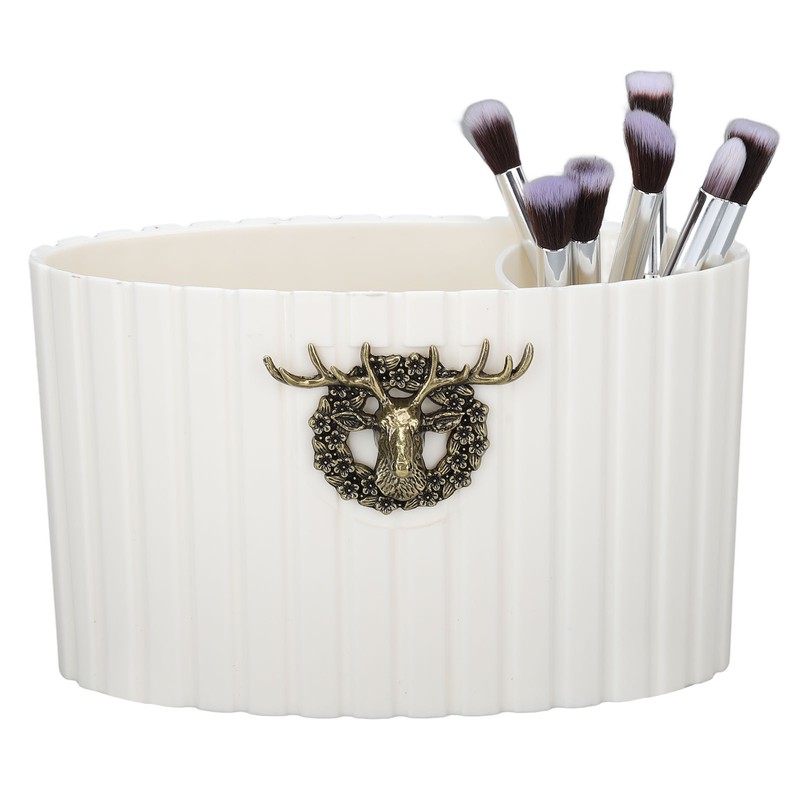 Makeup Brush Storage Box Large Capacity Orderly Storage Plastic Desktop
