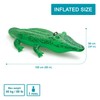 Ezzo Crocodile Pool Float - Inflatable Animal Ride-on - Swimming