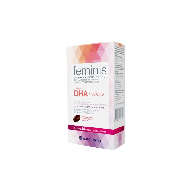 FEMINIS - Suplemento Alimenticio para Adultos, 30 Cápsulas