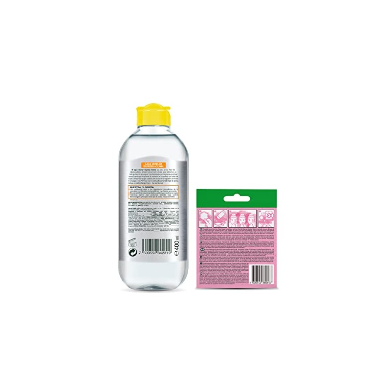 Garnier, 2 Pack Skin Active Micelar Express Aclara 400Ml +