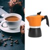Coffee Maker 150ML Classic Italian Style Double Color Aluminum Moka