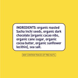 Brass Roots Organic Incan Protein Seeds - Dark Chocolate Coated 12 oz - 1 Pack, High Protein, School Safe, Nut Free, High Omega 3, Supports Gut Health, Good Source of Fiber, Shark Tank