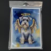 Caroline's Treasures Schnauzer My Angel Greeting Cards Pack of 8