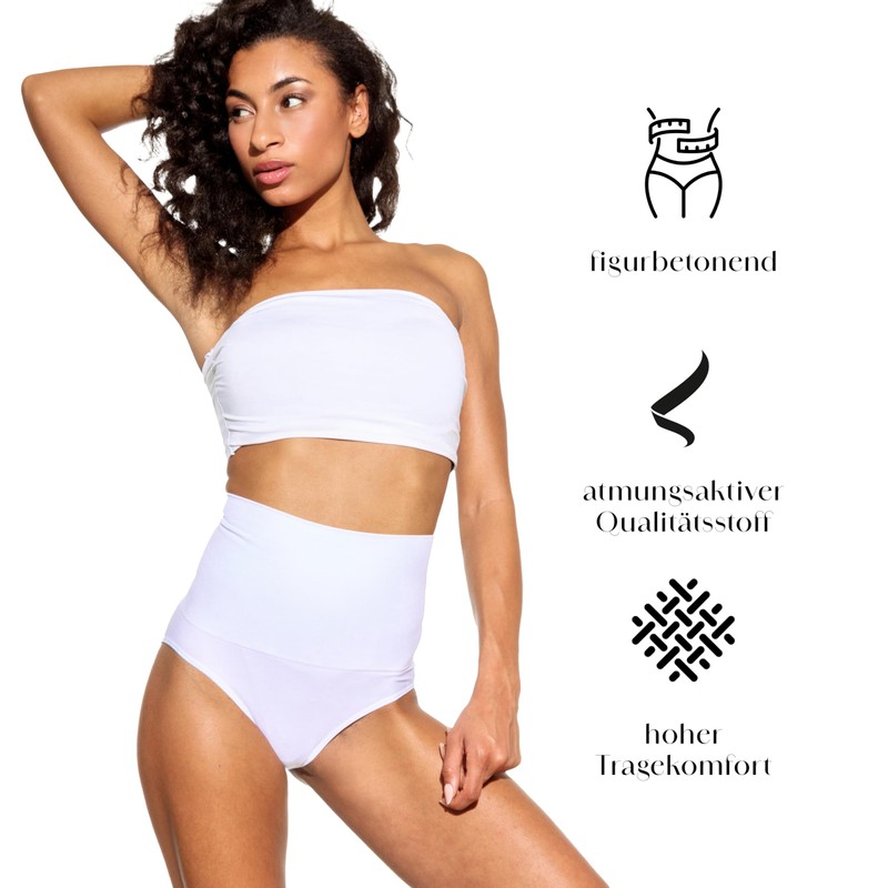 Yenita Pack of 3 women's bodice briefs with slimming effect,