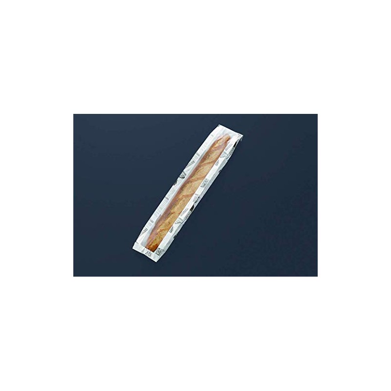 遠藤商事 Disposable Containers White Extra Small Commercial French Bread Bag