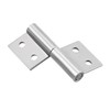 sourcing map 2-inch Long Steel Small Slip Joint Flag Hinge