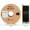 Inland PLA Basics 4 Pack Filament 1.75mm, 4 Pack Black