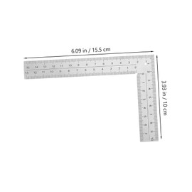 Operitacx Right Angle Square Ruler High Precision Machinist Tool Engineering Scale Ruler Woodworking