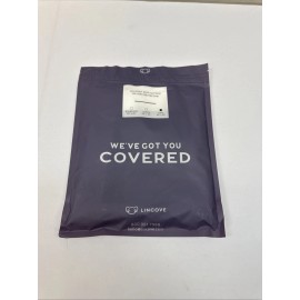 Lincove Cotton Sateen Pillow Protector - Zippered Cover for Pillows King 2PK