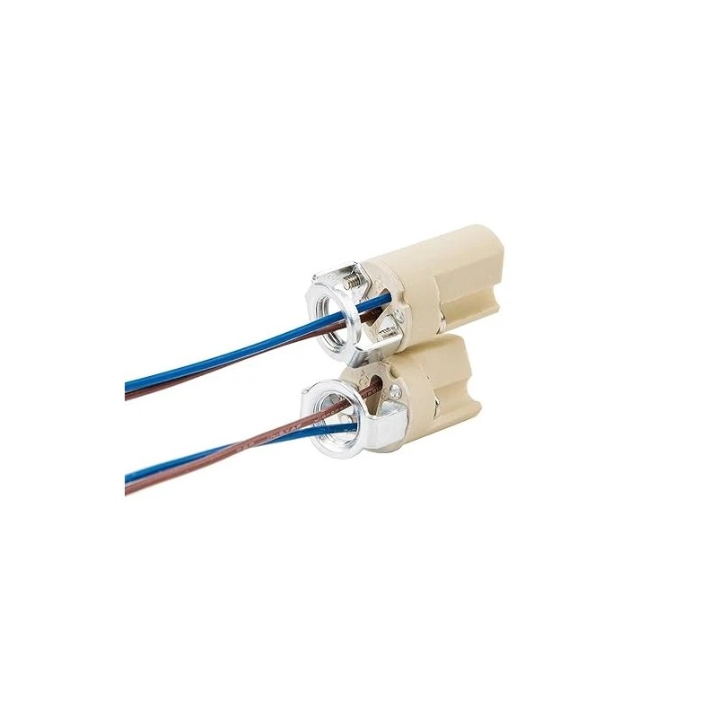 NoBrand G9 Light Bulb Socket Ceramic Lamp Base Holder Connector