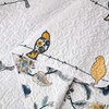 Royal Hotel Bedding Ayat Birds Oversized Coverlet Set, Luxury Printed