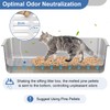 Stainless Steel Sifting Litter Box with Lid, XXL Extra Large
