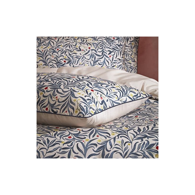 EW by Edinburgh Weavers Malory Pillowcase Pair, Navy, 50 x