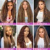 Highlight Ombre Lace Front Wig Human Hair 13x6 HD Honey