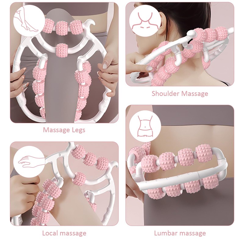 YushengTai Cellulite Massager, 20 Wheels Cellulite Roller, Massage Roller Legs,