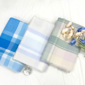 Soprano 대구백화점 소브라노팝핑블루 샤베트숲 체크머플러 무릎담요(DH-043-2024-02) Daegu Department Store Soprano Popping Blue Sherbet Forest Check Muffler Knee Blanket (DH-043-2024-02)