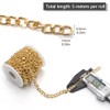 GYSRXS 5 m Roll Aluminium Curb Chains with Spool Chain