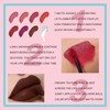QiBest 7 Matte Liquid Lipstick with 1 Lip Plumber Gloss