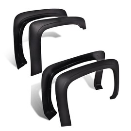 CHEDA Fender Flares, Compatible with 2007-2013 Chevy Silverado 1500/2500HD/3500HD 78.7” / 97.6” Long Bed, 4PCS Textured Black