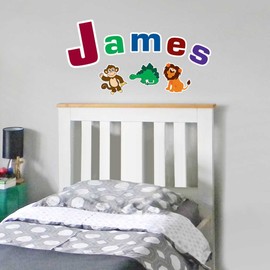 A to Z Wall Stickers Peel and Stick Alphabet ABC Children's Wall Decals Large Wall Stickers Removable Repositionable Kids Bedroom Nursery Playroom Sturdy Vinyl Won't Rip Or Tear