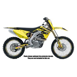 1993-1995 RM 250 Vigor Yellow Senge Graphics Base Kit Compatible with Suzuki