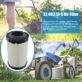 Eamonhigh 2 Pack 32 083 13-S Air Filter Replacement for Kohler 7000 Series Engines KT725 KT735 KT740 KT745 KT735-745 PRO EKT740-EKT750 22HP-26HP Lawn Mower 3208313
