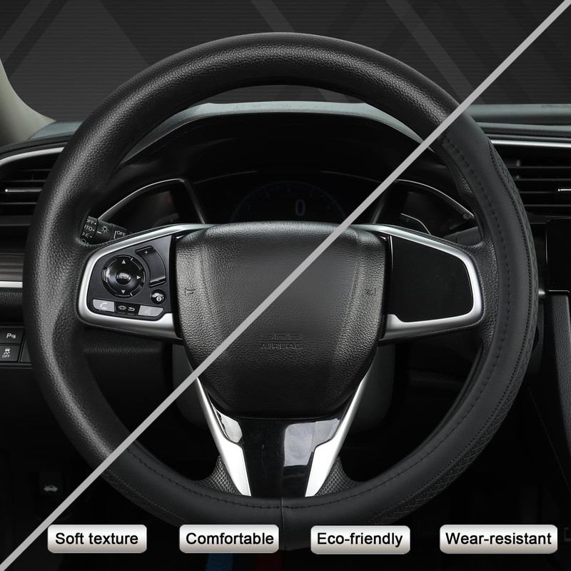 West Llama Customized Auto Car Steering Wheel Cover for Honda