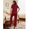 Ekouaer Cotton Pajamas Sets for Women 2 Piece Button Down