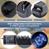 5-in-1 Professional Electric Knife Sharpener with LCD Screen, 3 Rotational