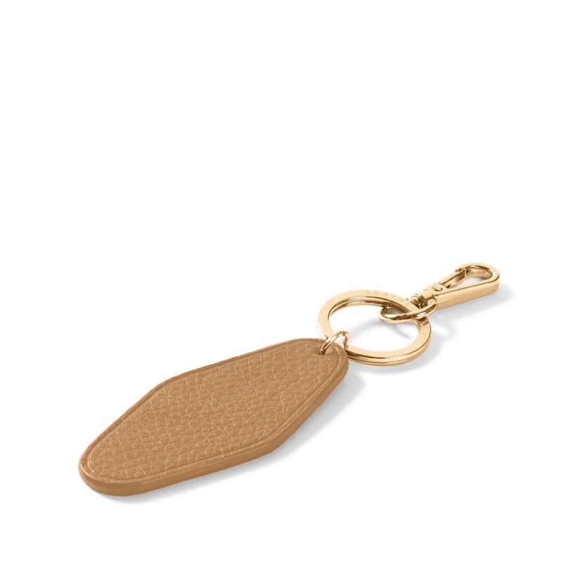 Leatherology Camel Hotel Keychain