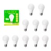 LULDEX Paquete 10 Focos Led Color Luz Fria 10w
