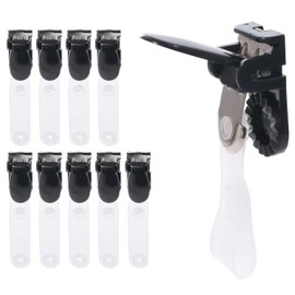 BROWN PARKER Band Clips, Moving Pocket Clips, Set of 10 (Black)