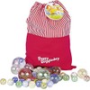 My marbles bag with 50 marbles, Peggy Diggledey: Diameter: 1.6