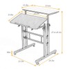 soges Adjustable Stand Up Desk Computer Desk Workstation Sit-Stand Desktop