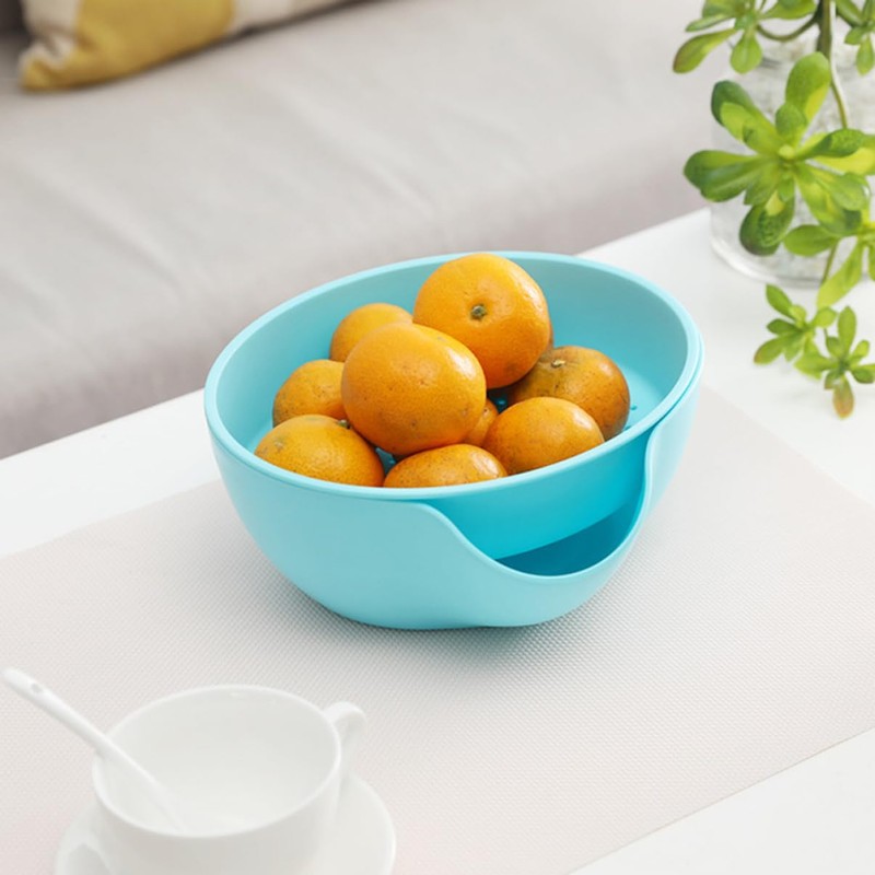 Ciieeo Lazy Fruit Plate Snack Bowl Shell Holder Nut Bowl
