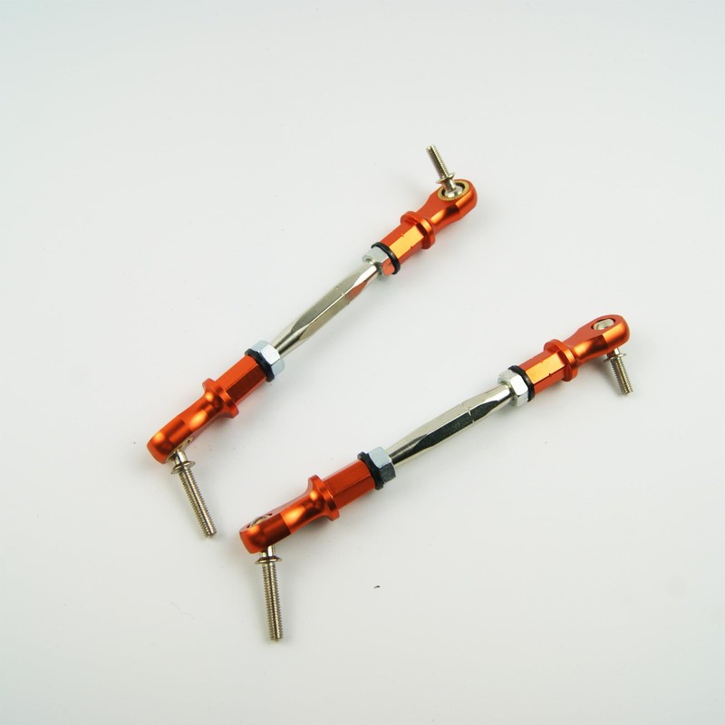 TITRACING Alloy Steering Turnbuckle Tie Pull Rod for hpi rovan