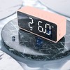 Alarm Clock Bluetooth Speaker Distortion Free USB Charging Mirror Display