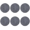 6 PCS Gray Felt Coasters, 10cm Round Felt Coasters, Heat