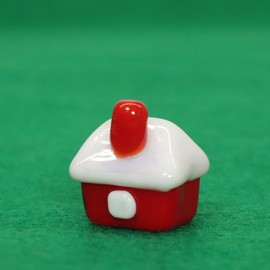 Cute Glasswork Petite Series House (Red)