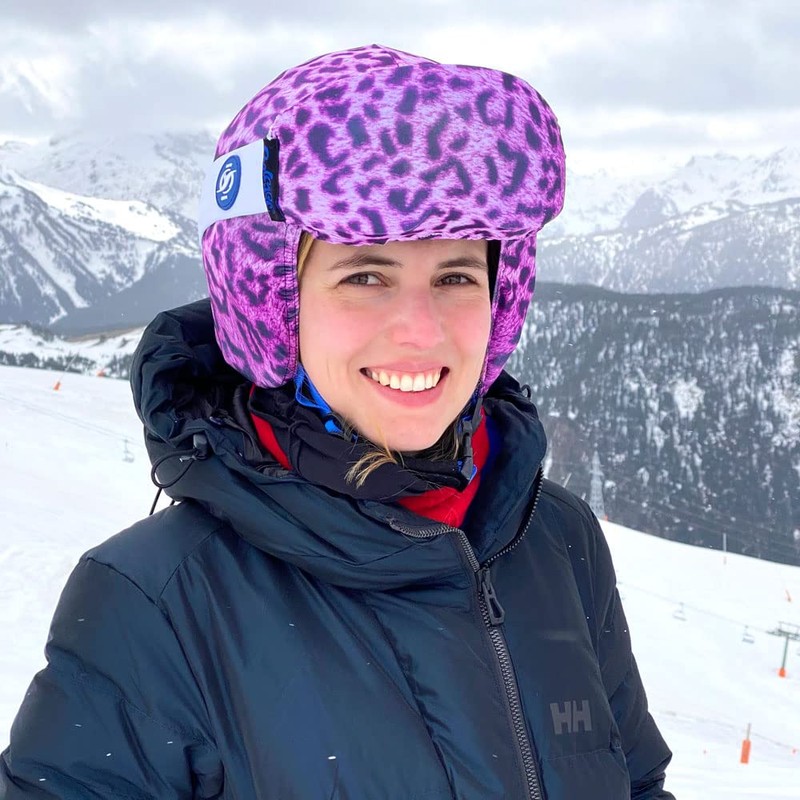 Coolcasc COOLMASC PINK LEOPARD Ski Goggle Cover