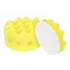 HARFINGTON 3pcs Buffing Sponge Pads 4" Polishing Wheel Waffle Finishing