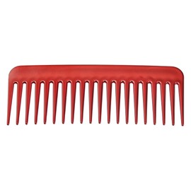 VOCOSTE Wide Tooth Hair Comb, Hair Detangling Comb for Wet and Dry Plastic, Red