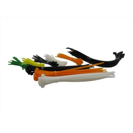 QualGear CT2-MC-200-C Self-Locking Cable Ties, Assorted, 200/Canister