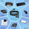 GIASYIEH USB Splitter 1 in 2 Out, Printer Cable Splitter
