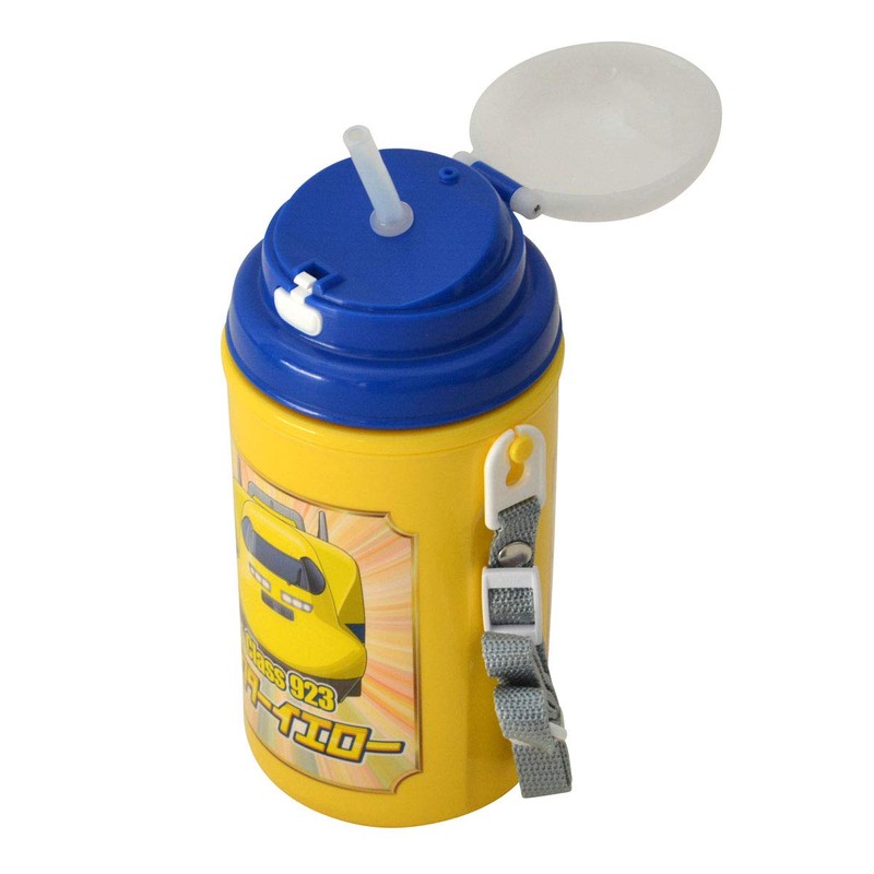 Shinkansen Straw Insulated Water Bottle [Hayabusa Kagayaki Doctor Yellow] (Doctor
