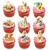 Easter Bunny Eggs Cupcake Topper Cookie Decorations 20X (Wafer- E06)