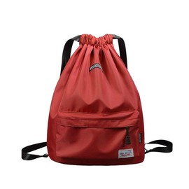 bh life Knapsack, Sports String, Gym Bag, Stylish, Small, Large, Pool Back, Swimming Bag, For Kids, Adults, Large Capacity, Lightweight, Waterproof, Gymnastics Clothes, Rucksack, red