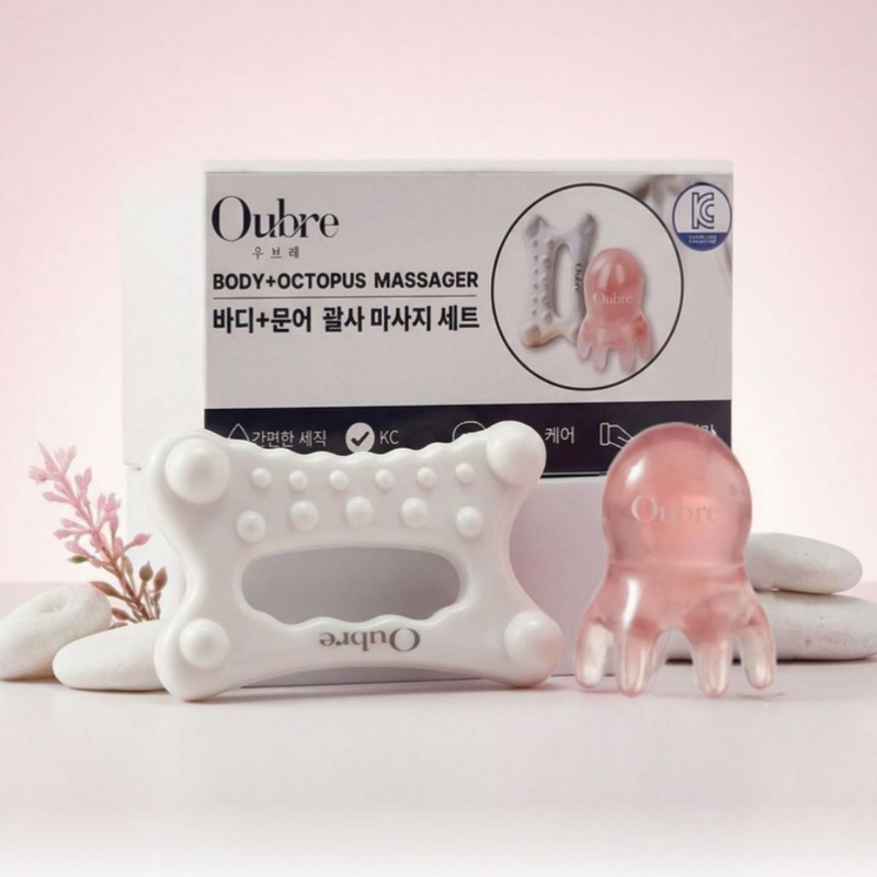 우브레 괄사 얼굴 바디 KC 1+1 Ubre Gua Sha Face