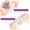 Ballet Bun Hair Nets 85Pcs 20 Invisible Elastic Edge Mesh