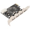 PCIe to USB2.0 Expansion Card 4 Ports 4 Pin Power